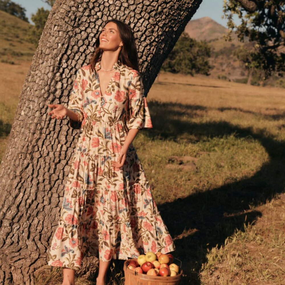 Tuckernuck - Dianthus Floral Jenna Dress, Size XXL $100